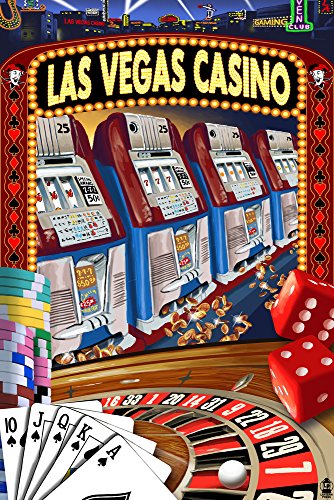 Lantern Press Puzzle Las Vegas, Nevada, Casino Montage