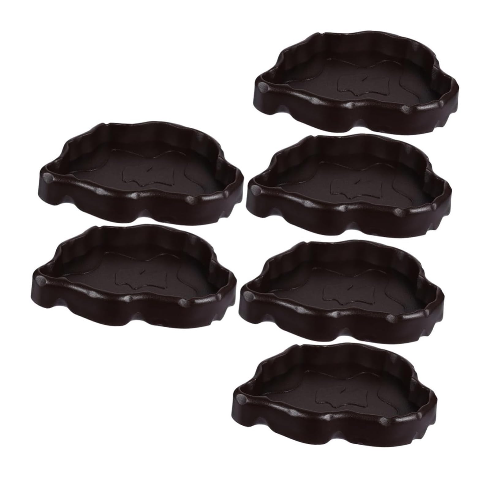 Cuenco de agua para reptiles Cuenco for alimentación de reptiles, 6 piezas Cuenco for reptiles Cuenco for mascotas Cuenco for alimentación de reptiles Plato for beber for reptiles Comedero de resina f
