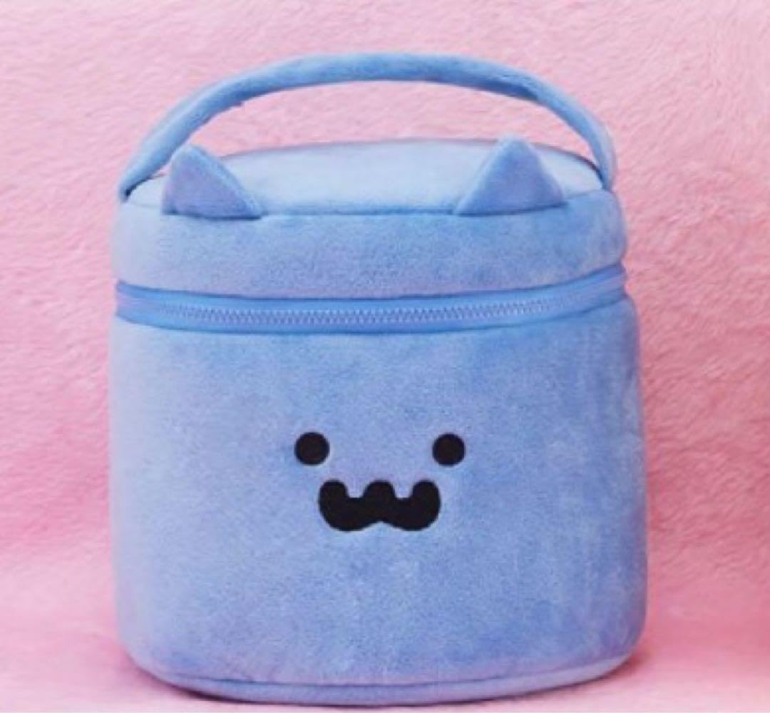 ハンドメイド　バニティポーチ　持ち手付き大きめポーチ　苺×整列ねこアップリケ Amazon.co.jp: お文具といっしょ バニティポーチPart2 猫さん
