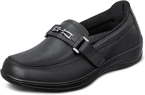 Orthofeet - Alivio del dolor de pies y talón, ancho extendido, mejor fascitis plantar, ortopédica, diabética para mujer, Chelsea