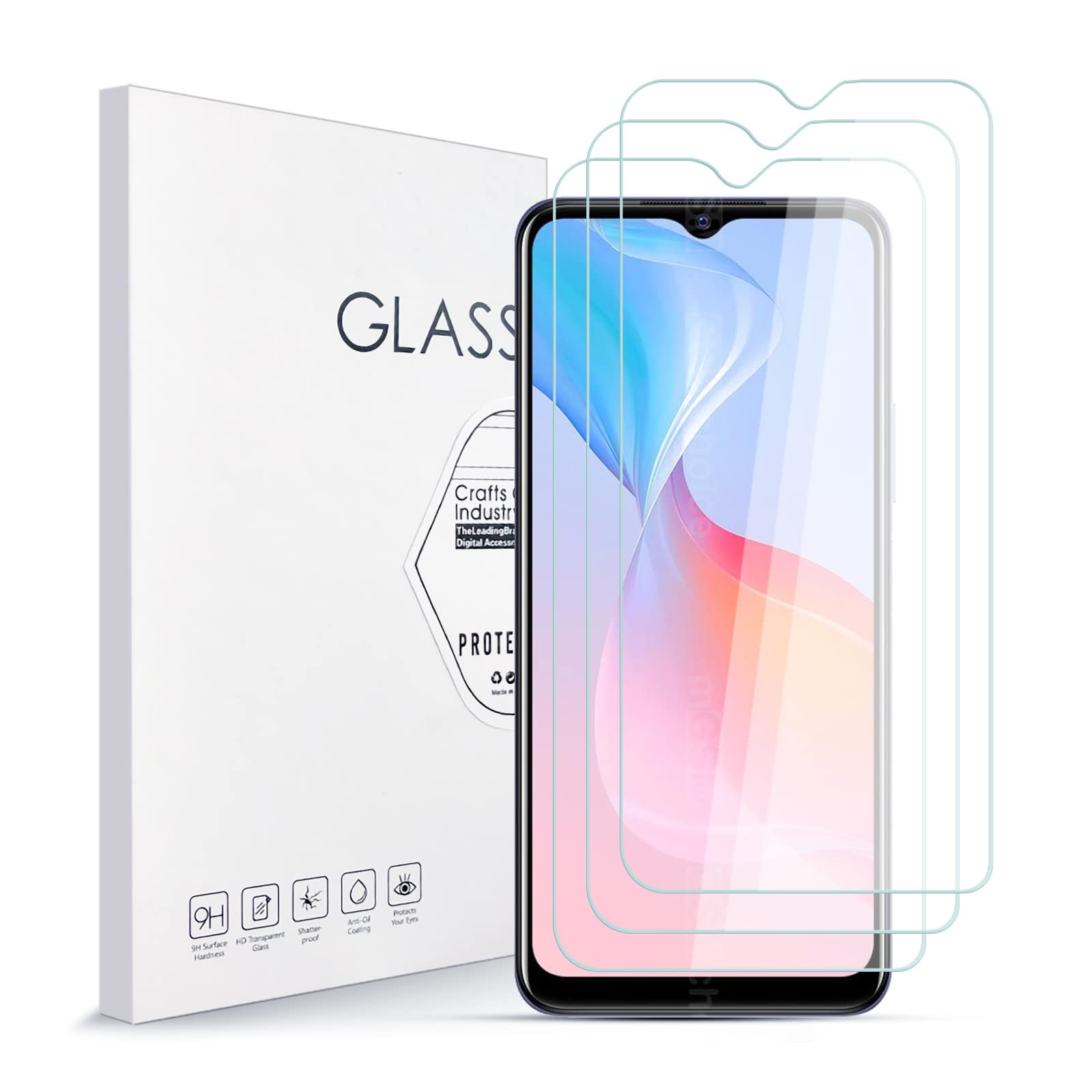 Pellicola Idrogel In Silicone Trasparente Per VIVO Y21S – Protezione LCD Anti Graffio E Anti Urto