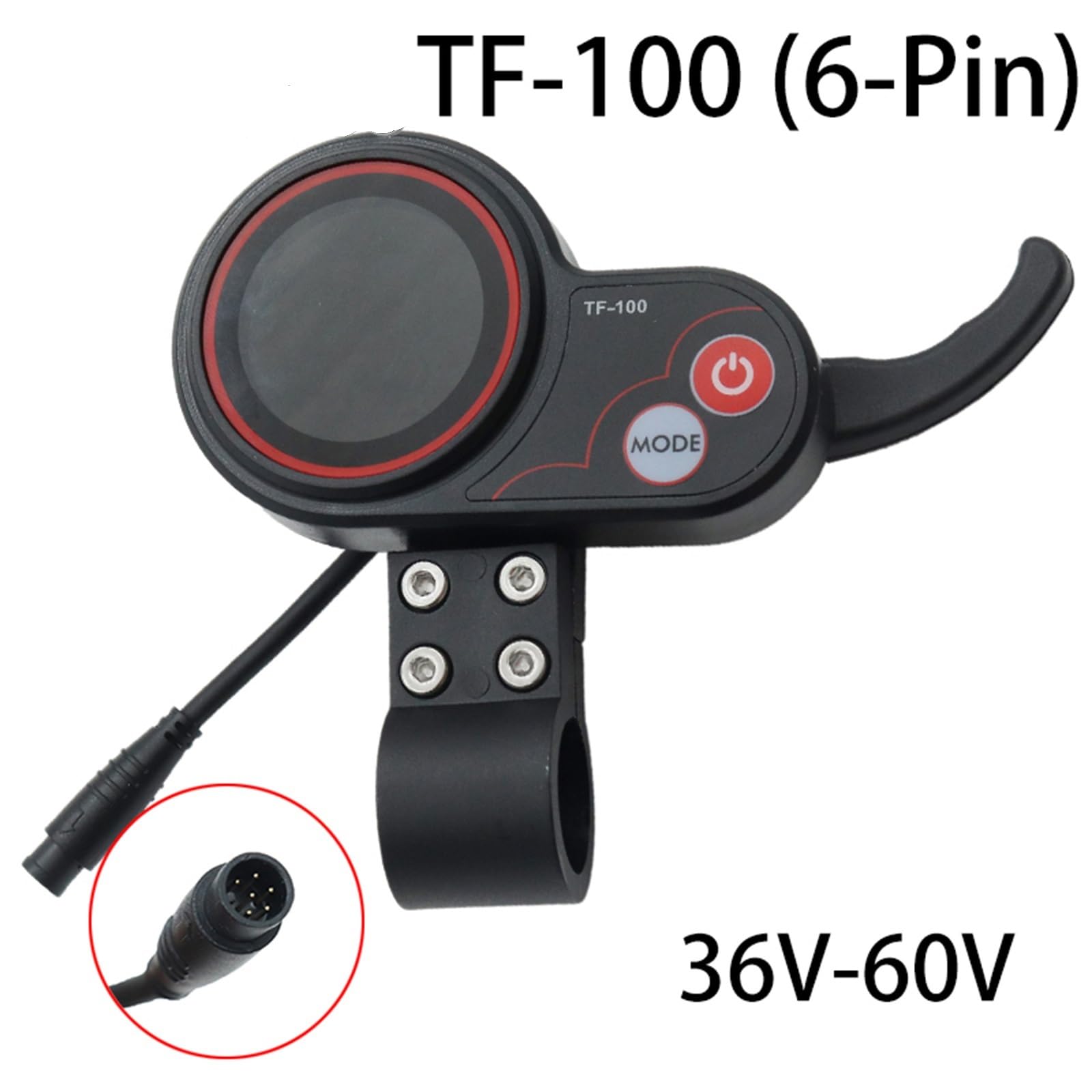 Centralina Monopattino Elettrico Controller motore brushless 36V 48V 500W 800W TF-100 Display LCD misuratore scooter elettrico modifica bici Centralina Bici Elettrica ( Color : TF-100 36V 16A A set )