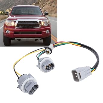 Rear Tail Lamp Socket Harness, Durable Wiring Harness for Enhanced Functionality, for 2005-2015, 1 Unit