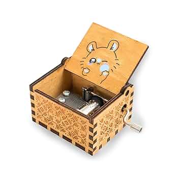 【新品】木製ミュージックボール（オルゴール）ホワイト Amazon | Sinzyoオルゴール どうぶつ学園 木製回転台