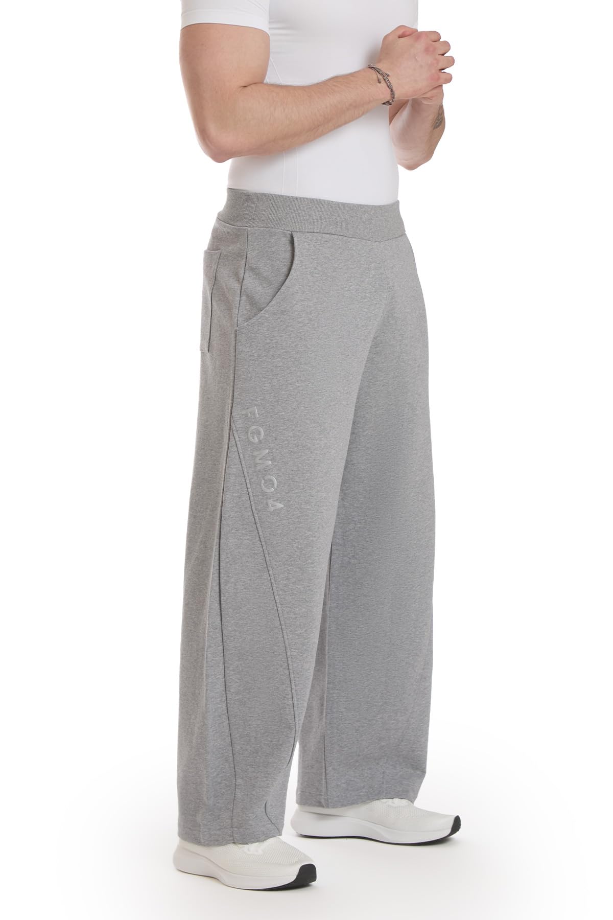 FGM04 Pantalone Baggy Uomo in 100% Cotone