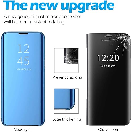 Miniatura 16 de Funda para Huawei P40 Pro +, con función atril, carcasa transparente transparente de PC/PU, funda protectora a prueba de golpes para Huawei P40 Pro