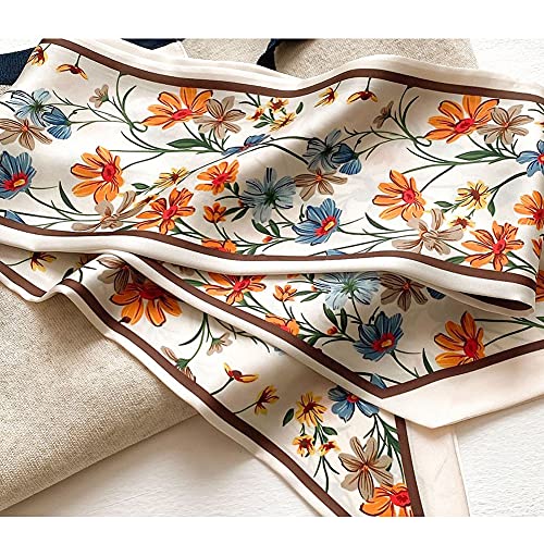 IMLECK Handbag Handle Head Hair Band Neck Silk Ribbon Scarf for Women Girls Decoration3