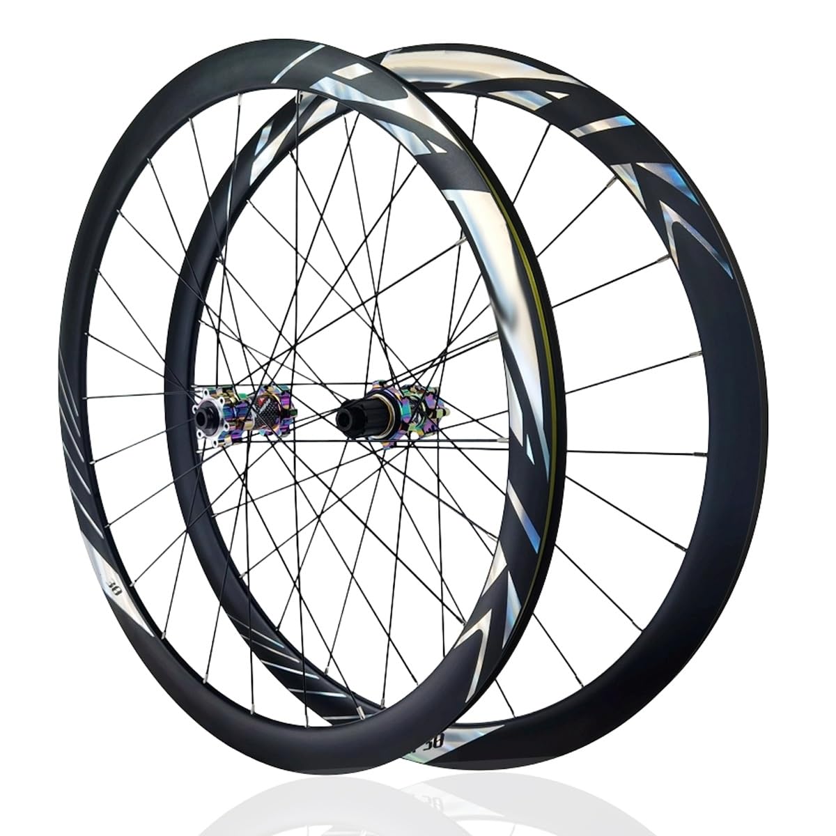 Rennrad-Laufradsatz 700C Steckachse Laufrad Set Scheibenbremse Fahrrad-Rad
