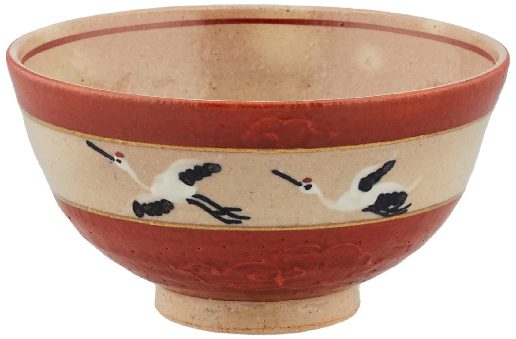 Amazon｜京焼 清水焼 飯碗 お茶碗 小 赤雲鶴 北哉窯 還暦祝い 敬老の日