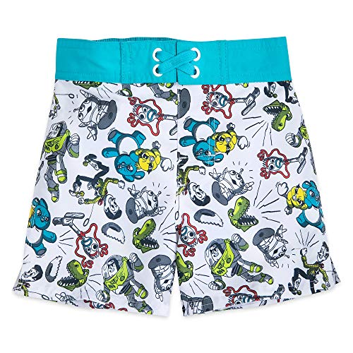 Disney Pixar Toy Story Swim Trunks for Boys, Size 4 Multicolored
