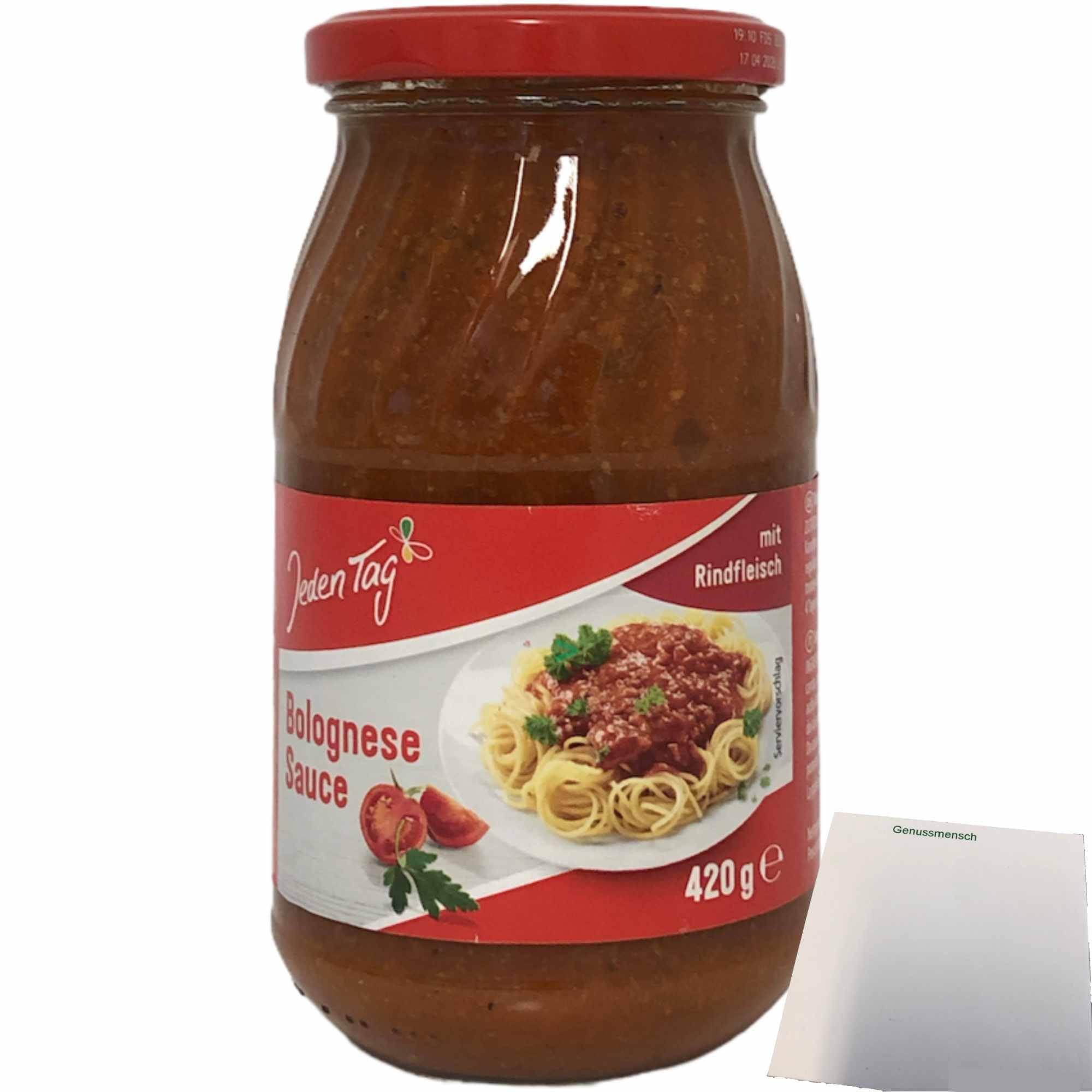 bolognese sauce aufbewahren Jeden Tag mit Rindfleisch (420g Glas) + usy Block Lebensmittel & Getränke Farbe:Java Braun Honig in den Kühlschrank? neuinterior