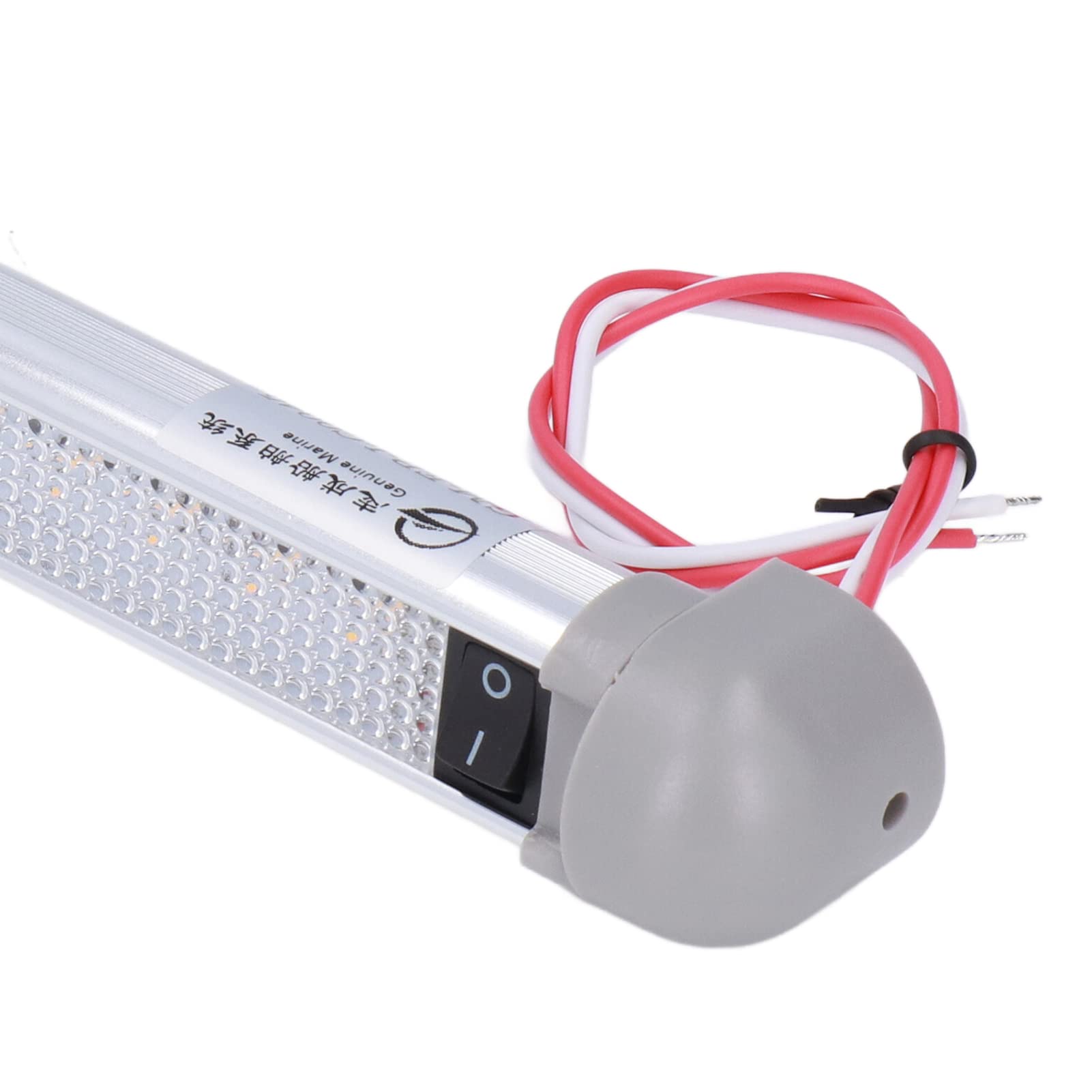 Barre D Éclairage LED Pour Auvent 8 Pouces 720LM IP66 Rotation À 180° Interrupteur Intégré Éclairage Extérieur Idéal Pour Camping Car Bateau Garage Et Entrée