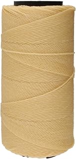 The Beadsmith Knot It Waxed Polyester Cord – Cream Color – 0.7mm Diameter – Light Wax, 144 Meters (472 Feet) Per Spool – Make Jewelry, Macrame, Friendship Bracelets and DIY Crafts