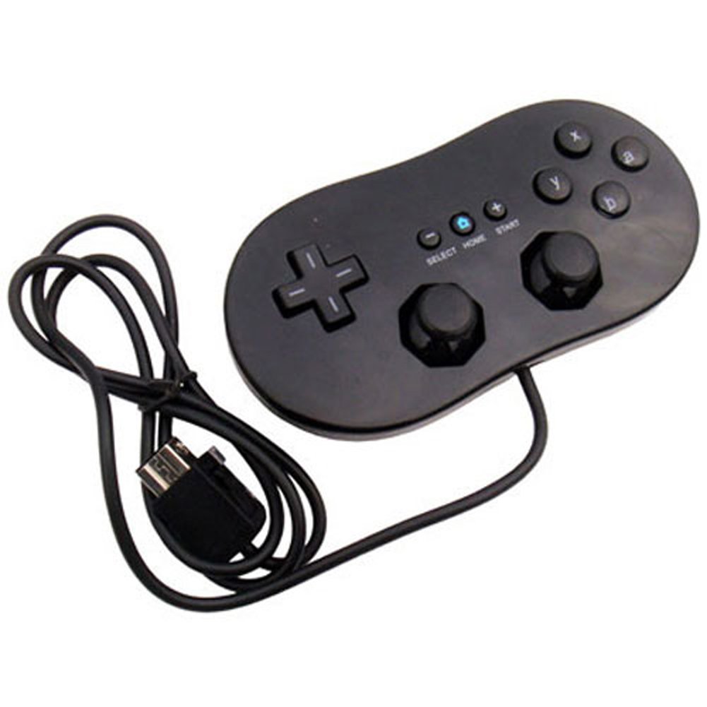 Waltzmart Wired Classic Controller Hand Grip Joypad Wiimote