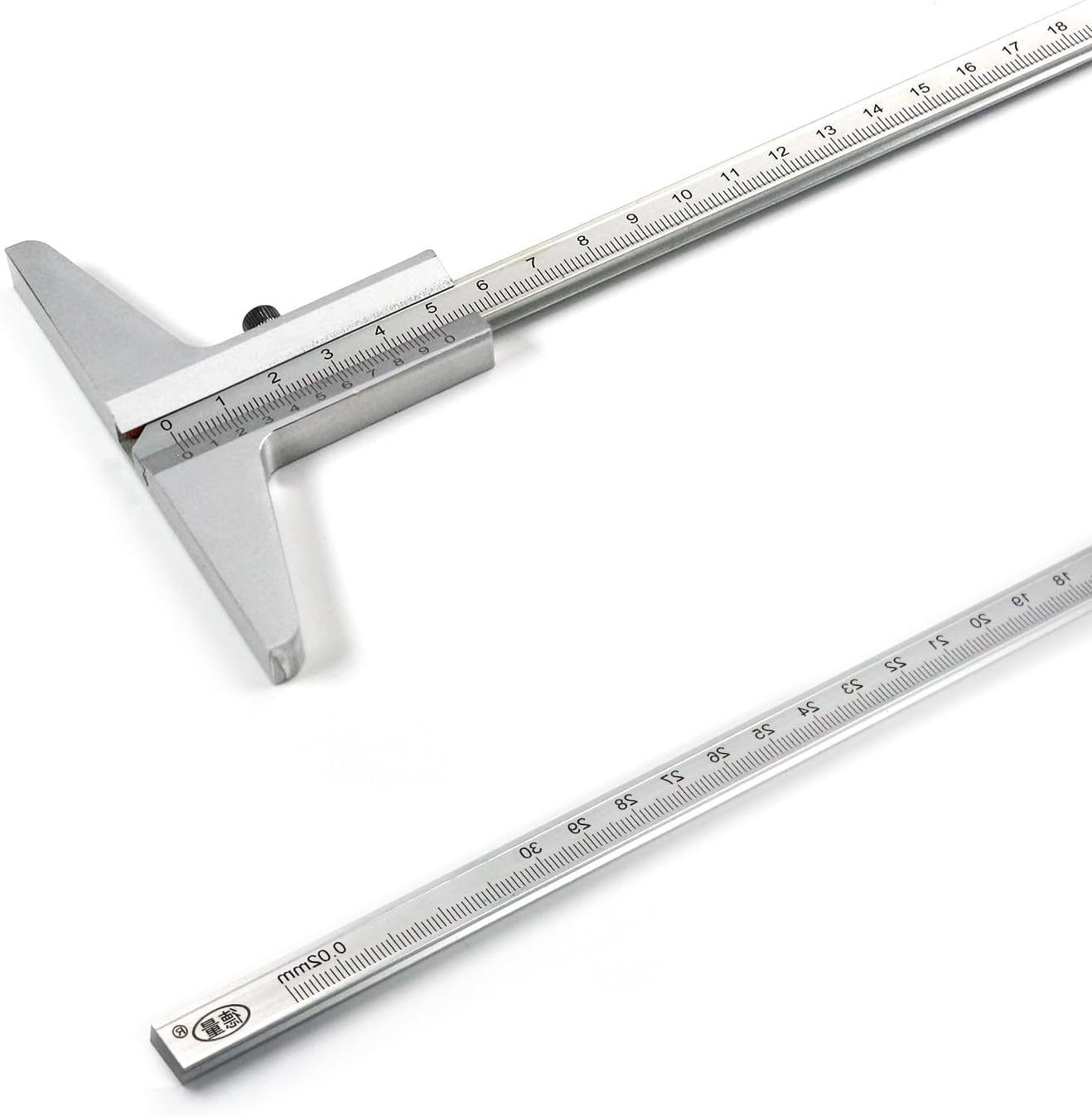 Utoolmart 0-300mm Depth Vernier Caliper Micrometer Gauge Measuring Tool 0.02mm Resolution 1 Pcs