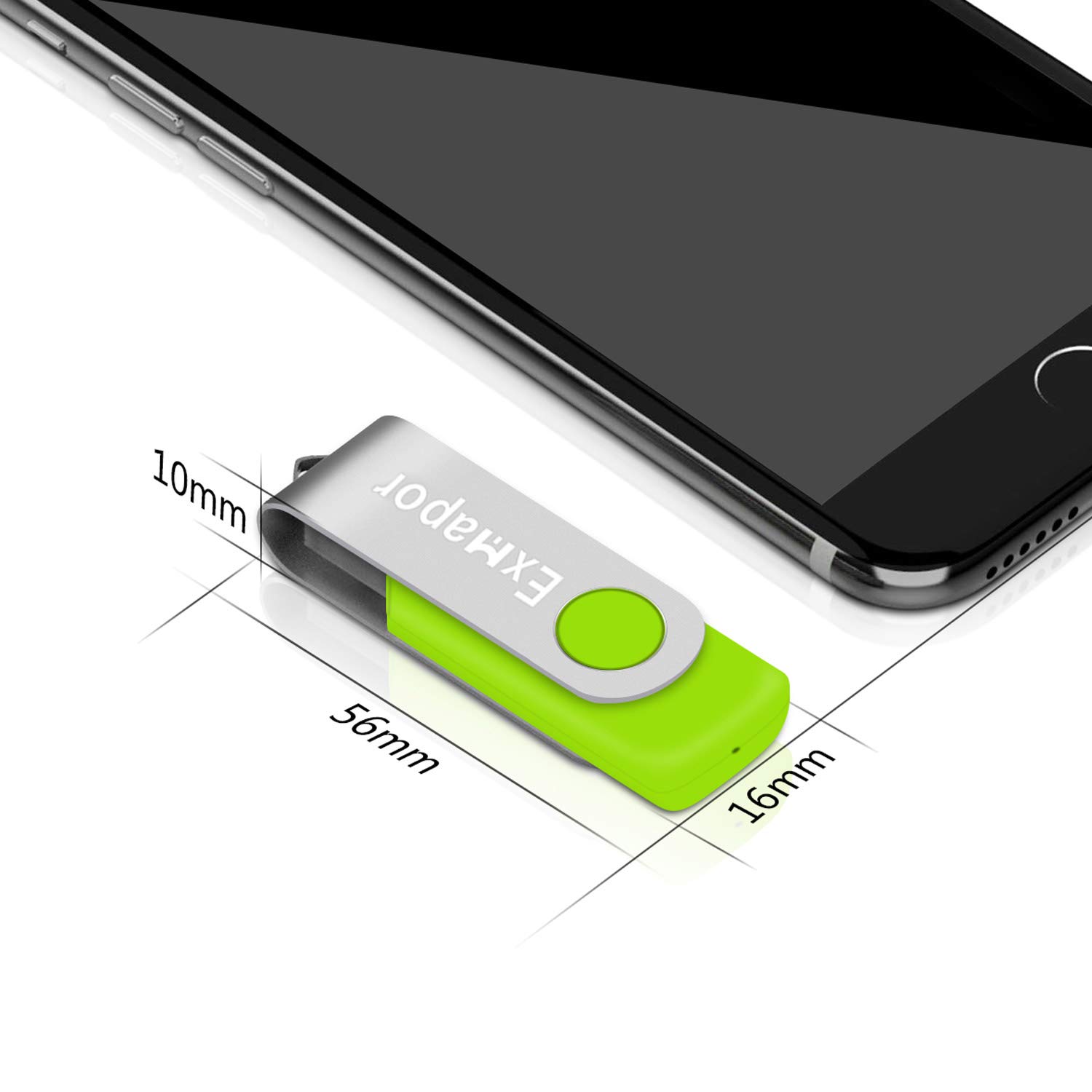Memoria USB (5 Unidades), diseño de Pulgar (32.00GB), Color Multicolor