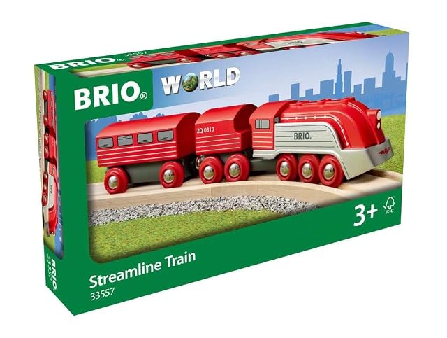 Foto 3 de 6 de BRIO 335576 Tren aerodinámico, Trenes-Vagones-Vehículos, Edad Recomendada 3+