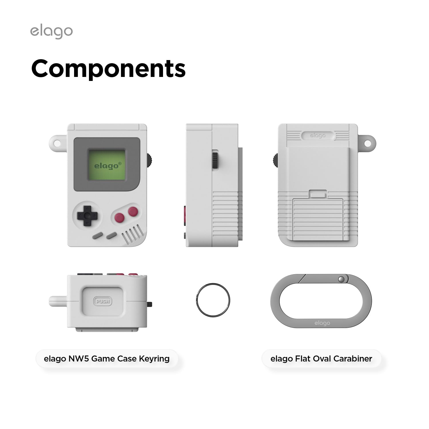 elago Switch Game Case Compatible with Nintendo Switch 2/OLED/LITE Games & Micro SD Cards, Switch 2 Game Card Holder Cartridge Case with 3 Card Storage (NW5)