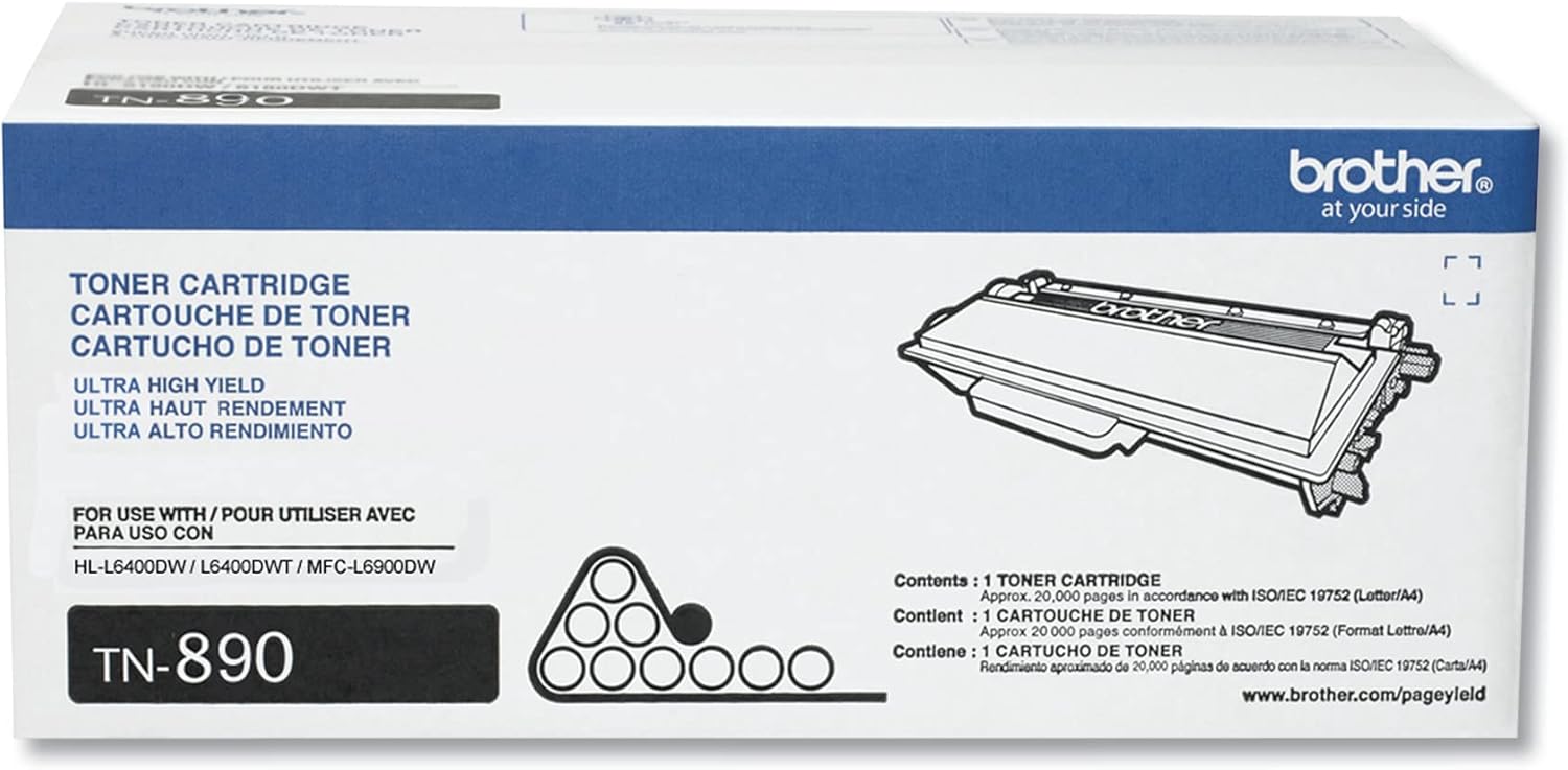 Brother TN890G TAA-Compliant Ultra High-yield Black Toner Cartridge