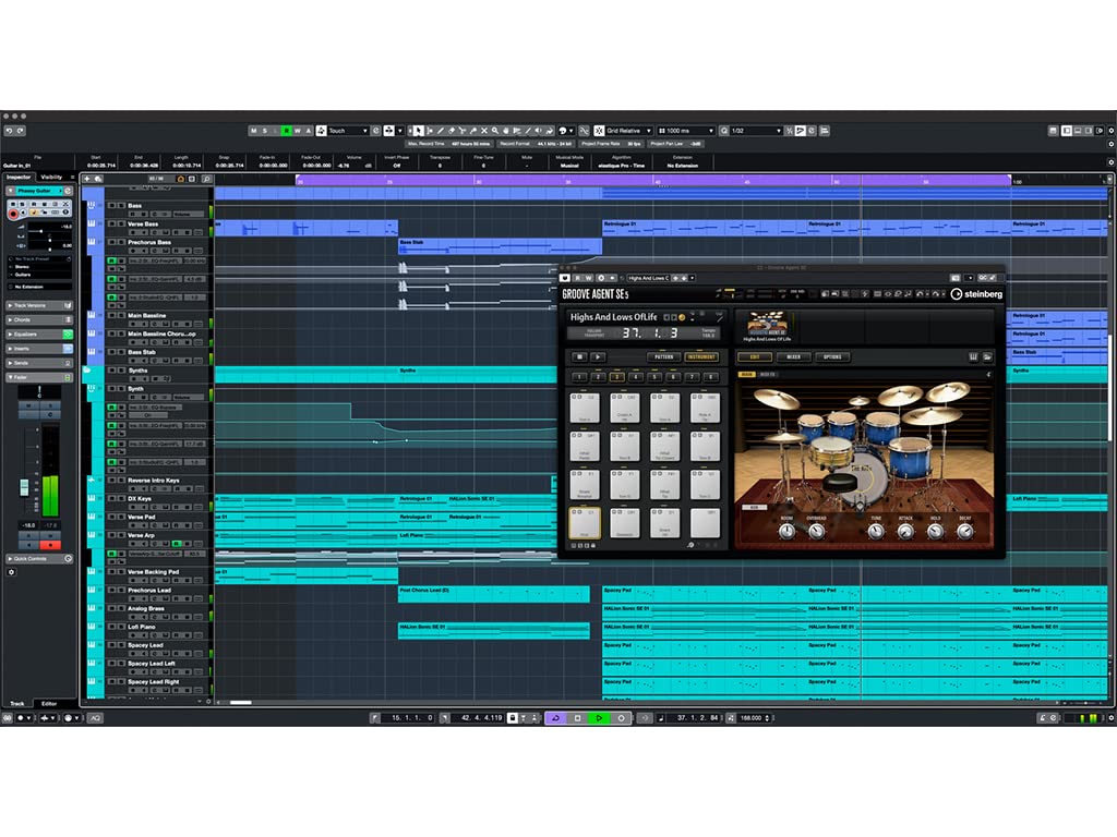Steinberg Cubase Elements 12 Audio-MIDI-Sequenzer, Recording Software für Studioanwendungen oder Homerecording (Workflow- und Performance-optimiert, neue Features: MIDI Remote Integration uvm.)
