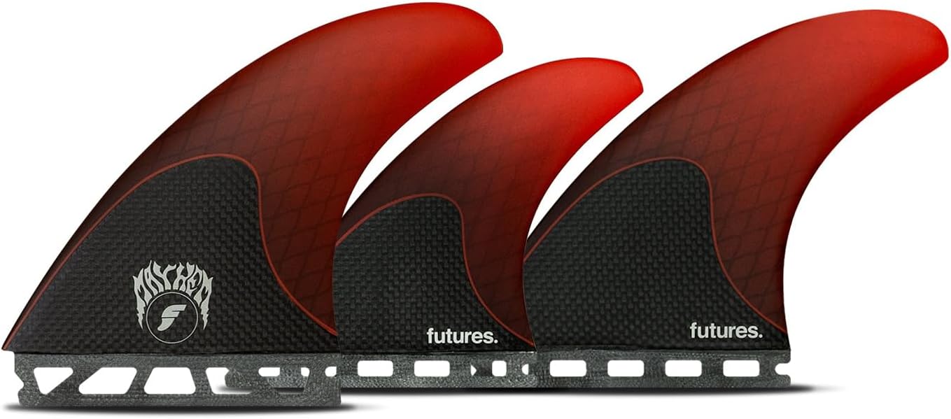 Futures Fins Mayhem 3.0 5-Fin Set - Large | Red