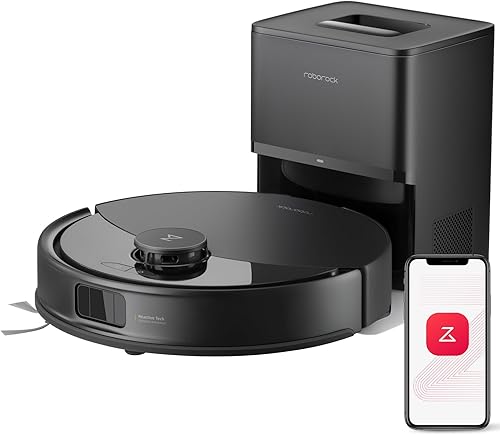 roborock Robot aspirador y trapeador Q10 X5+, autovaciado, limpieza manos libres hasta 7-10 semanas, succión de 10,000 Pa, evitar obstáculos,