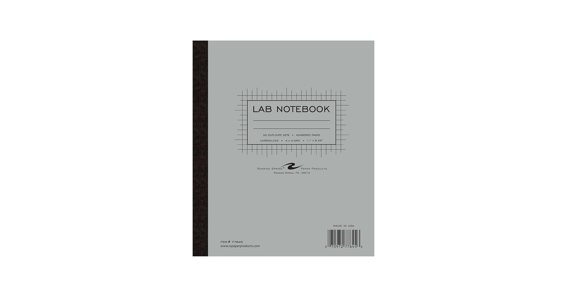 Amazon.com : ROARING SPRING Carbonless Lab Book with