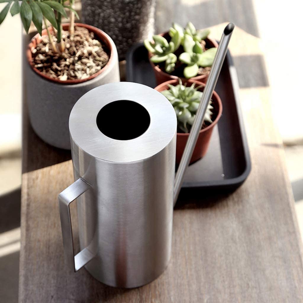 Regadera Plantas Flores Regadera De 1500Ml, Regadera De Acero Inoxidable for Flores Caseras, Regadera De Boca Larga for Regar Plantas Regadera De Interior