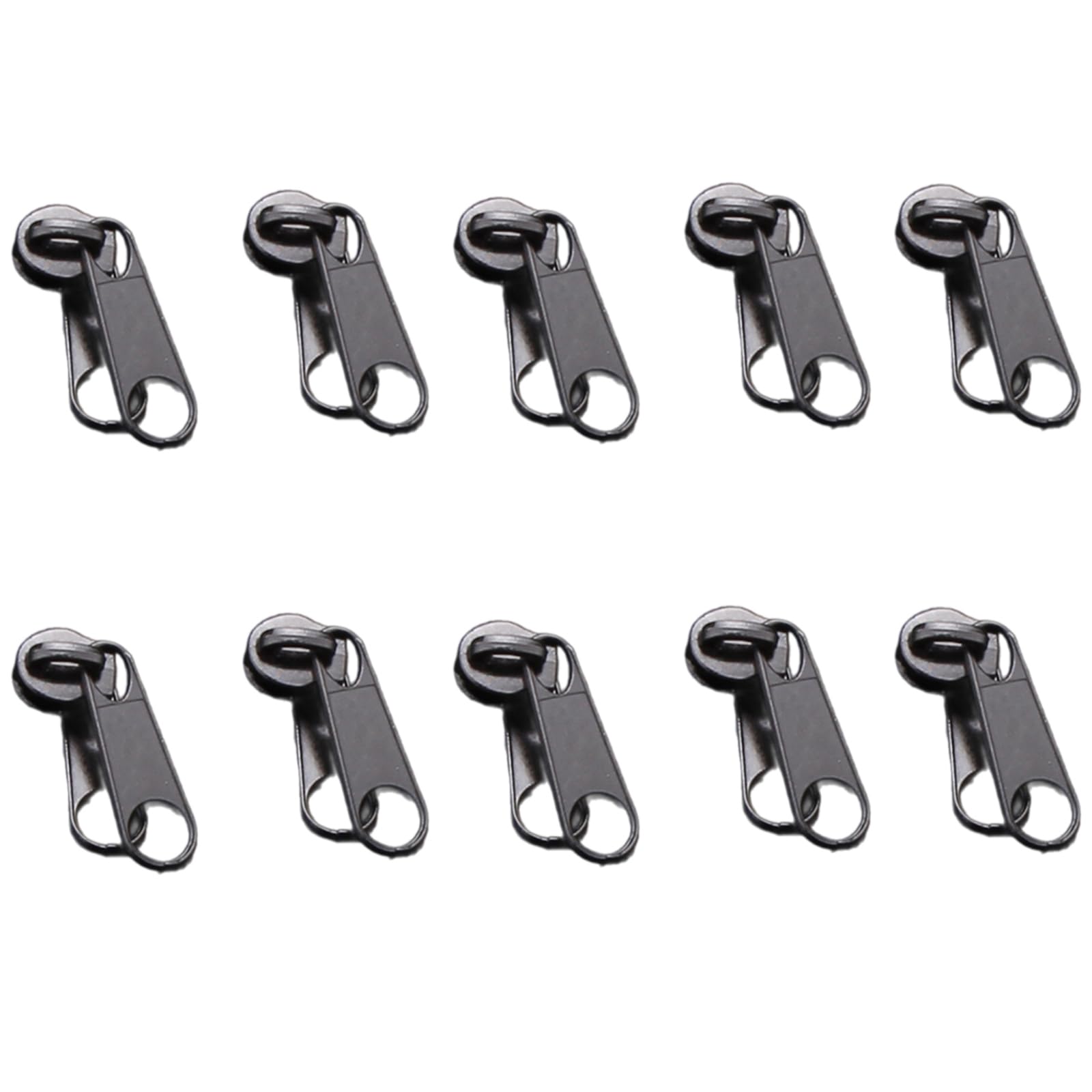 Tfaoys I 10 Pcs Zippers Repair Kits 3#5# Zippers Pullers Single/Double Side Zip Slider For Jackets Clothes Bag Jeans Suitcases