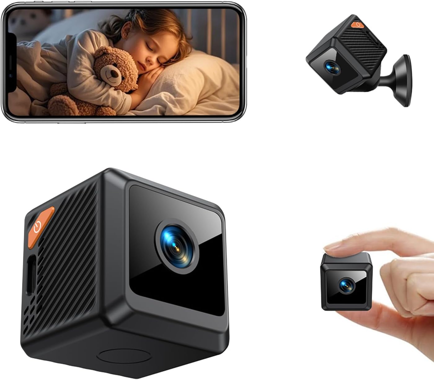 Color Mini Camera DMG Mini Camera, Security Camera with Bluetooth Connectivity - 1080P HD ...