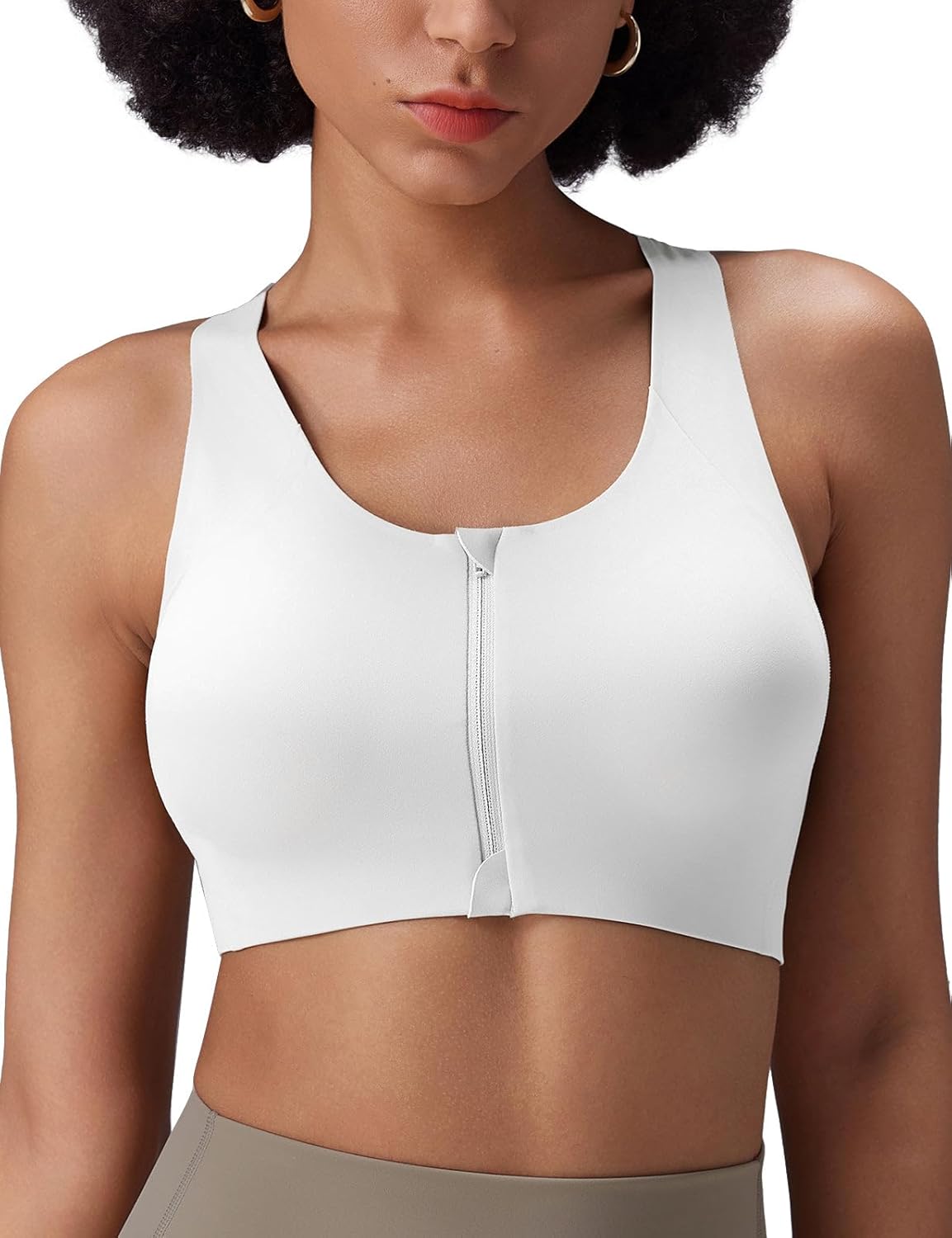 baleaf Sweatleaf Adjustable Sports Bras for Women, Padded Racerback Yoga Bra, High Impact Molded Cup Workout Bra