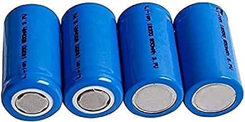 Miniatura 2 de Batería recargable recargable 18350 batería de litio 3.7 V 850 mAh Icr 18350 botón Superior para linterna producto electrónico, 4 piezas