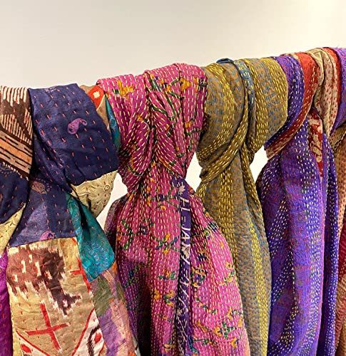 Silk Kantha Scarf - Set Of 52