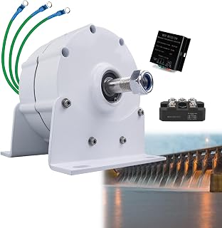 Gearless Permanent Magnet Generator 12V/24V/48V Low Speed Alternator Permanent Magnet Rare Earth Turbine With Rectifier 24V-9000W