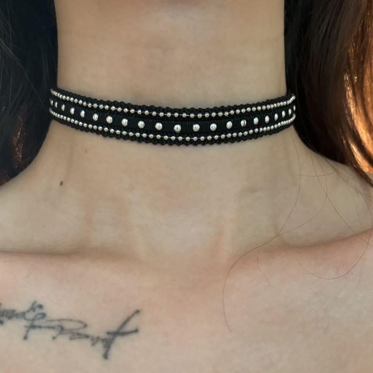 Black Choker Necklaces for Women Classic Black Velvet Choker Lace Choker Adjustable Leather Collar Gothic Punk Necklaces Halloween Cosplay Jewelry Accessories - Image 4