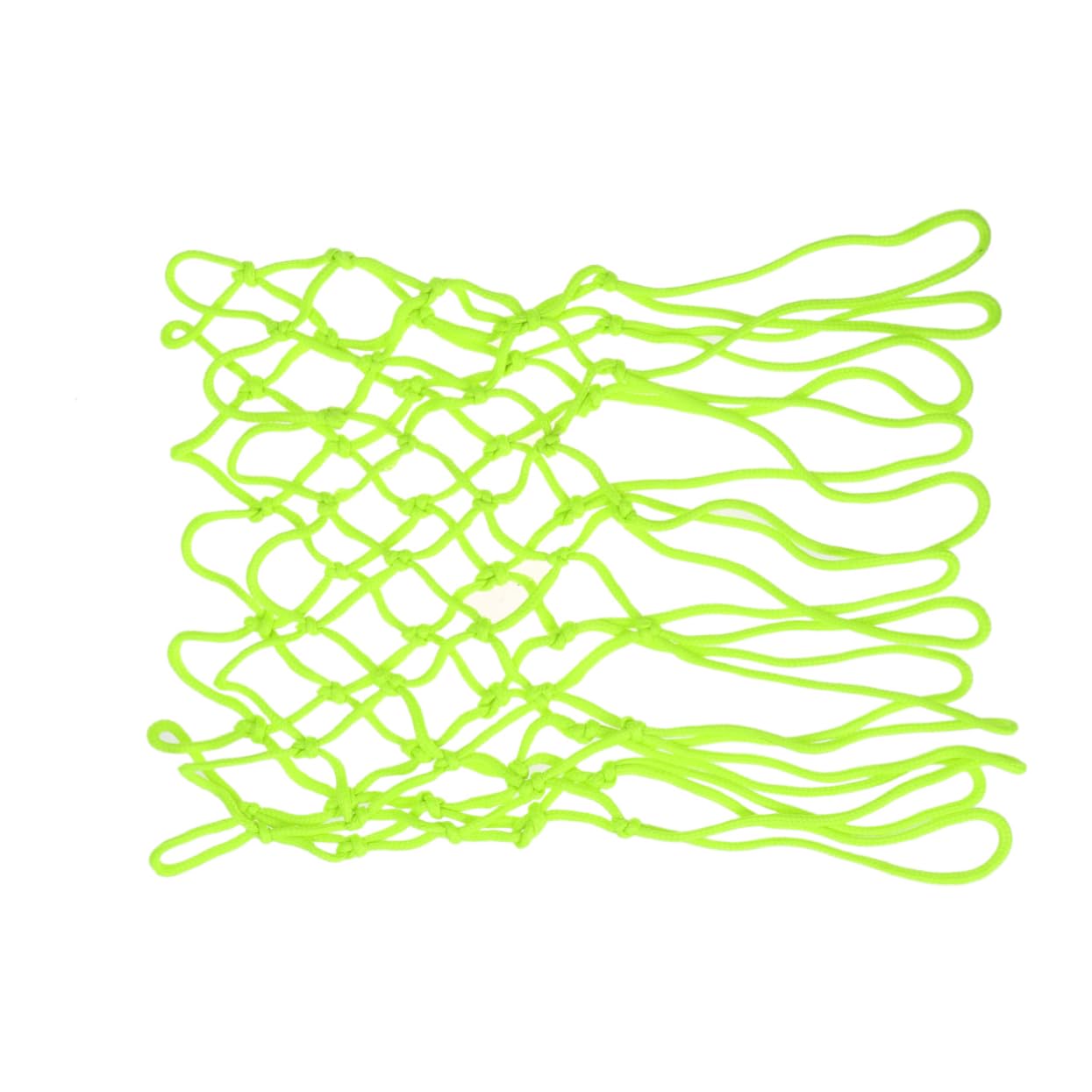 BRIGHTFUFU Luminous Basketball Net Night Glowing Heavy Duty Nylon Braided Standard Basketball Net for Play Wear Resistant and All Weather Fits Standard Rims Green