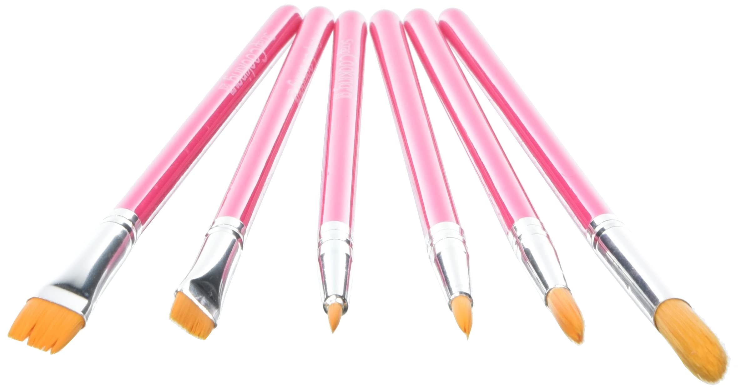 Set De 6 Pinceaux Alimentaires Scrapcooking - Plastique/Aluminium/Nylon - Pour Décoration Culinaire