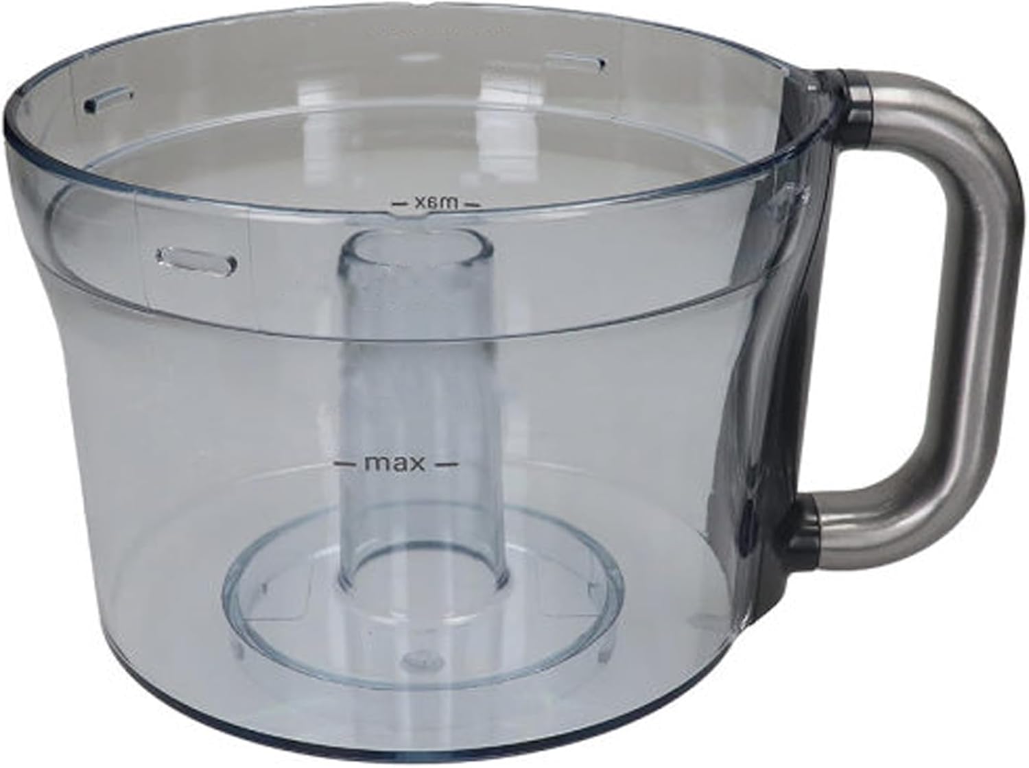 SPARES2GO Bowl with Chrome Handle Compatible with Kenwood AT647 KAH647PL Chef KMC010 Food