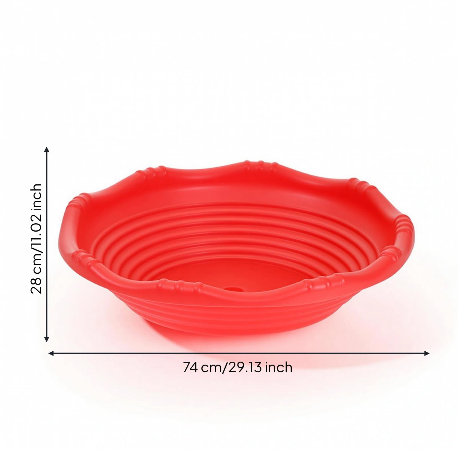 Gioco di Equilibrio a Forma di Conca Coordinazione Vasca Oscillante Stabile Bilanciatore Sensoriale per Bambini, Casa, Asilo, Palestra, Rosso