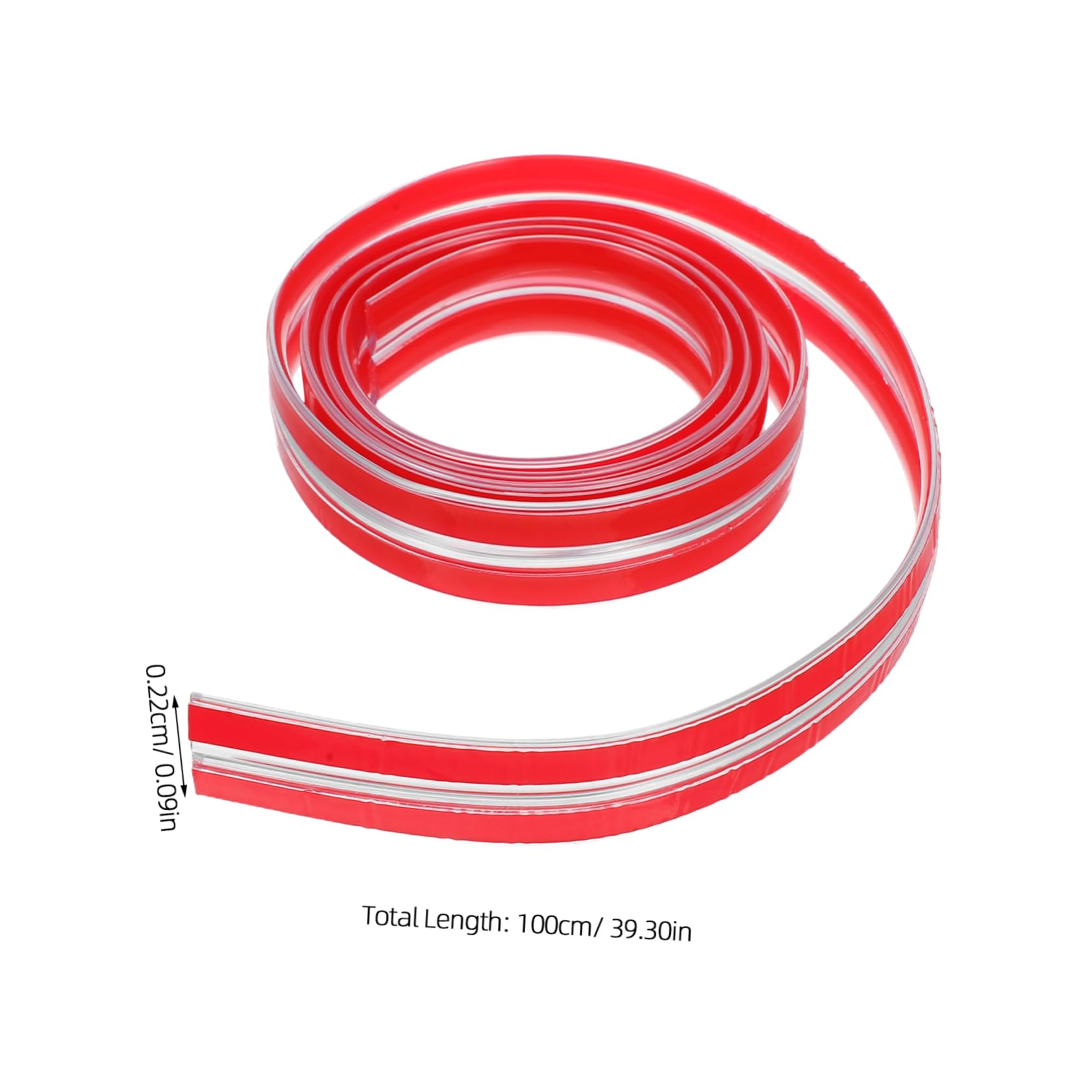 Luxshiny 1 Roll Adhesive Edge Protector Strip for Furniture Soft Corner Guard for Table Wall DIY Cuttable Safety Bumper for All Protection Transparent Thickness