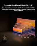 XGIMI Elfin Flip 4K Proiettore Portatile, RGB Laser Triple, 1600 ISO Lumen - 4