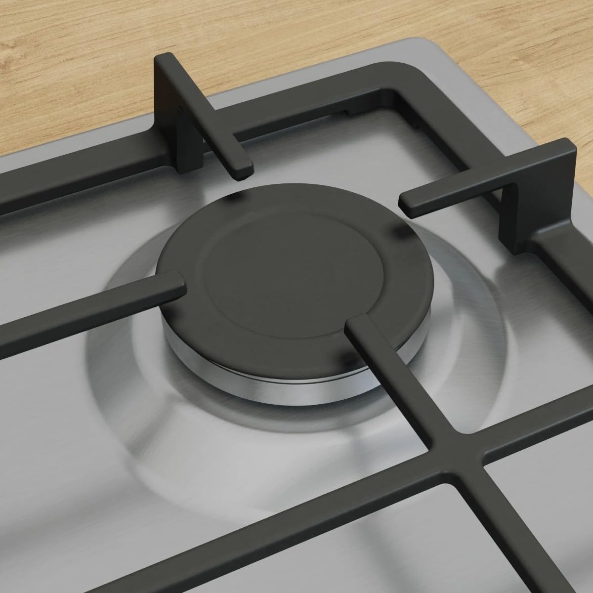 Placa de gas Bosch Serie 4 3 zonas 7300 W gris - PGC6B5K90