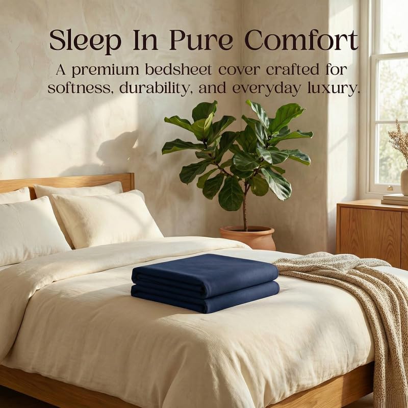 Image of Utopia Bedding Waterproof Mattress Protector King Size, Cotton Terry Bed Cover, Breathable Mattress Cover & Bed Protector for Double Bed, Elastic Fitted Waterproof Mattress Cover, 198 x 183 cm