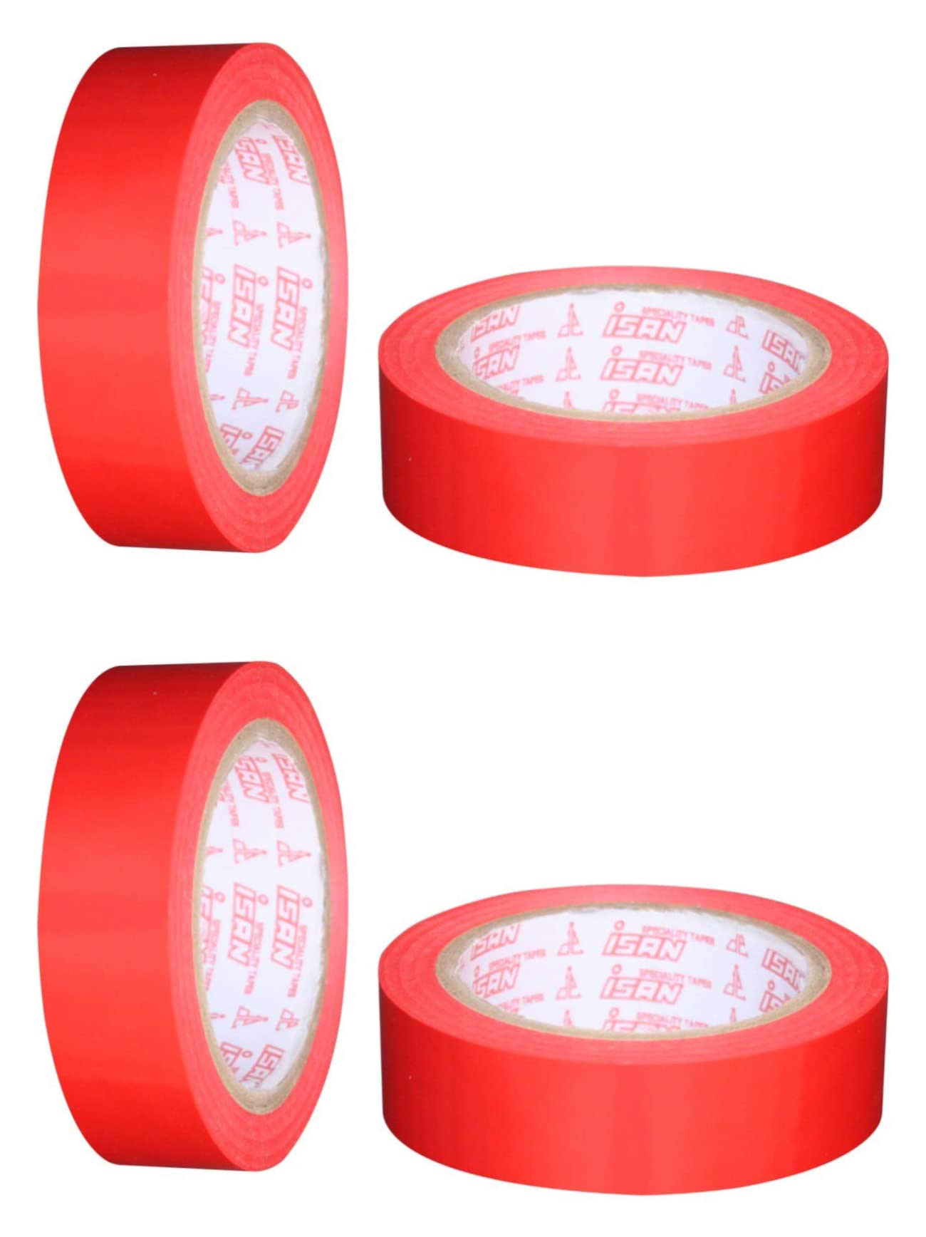 ISAN® Red Floor Marking Vinyl Tape 24mm (1" Approx) Width X 17m Length Non-Abresive PVC Tape (4 Pcs.) (B09ZHXGP4R) Amazon Price History, Amazon Price Tracker