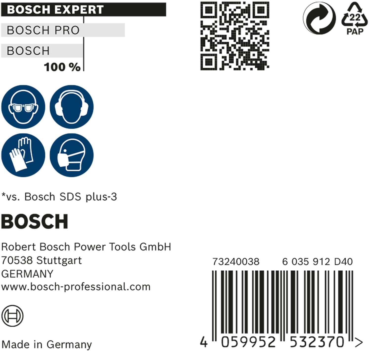 Bosch Professional 10x Brocas para martillo Expert SDS plus-7X (para Hormigón armado, Ø 6.00 x 215 mm, accesorios Martillo perforador rotativo)