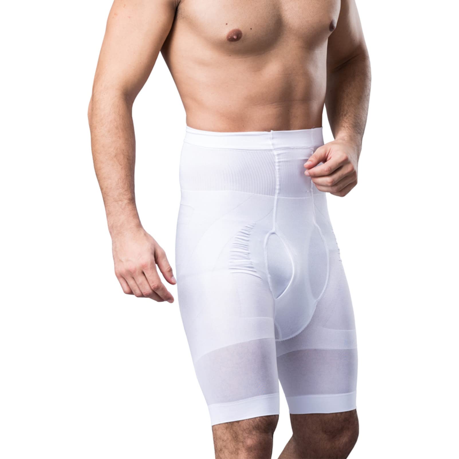 Faja Moldeadora de Abdomen para Hombres, Bragas Moldeadoras de glúteos de Cintura Alta, Ropa Moldeadora Adelgazante de Cintura para Adelgazar Muslos