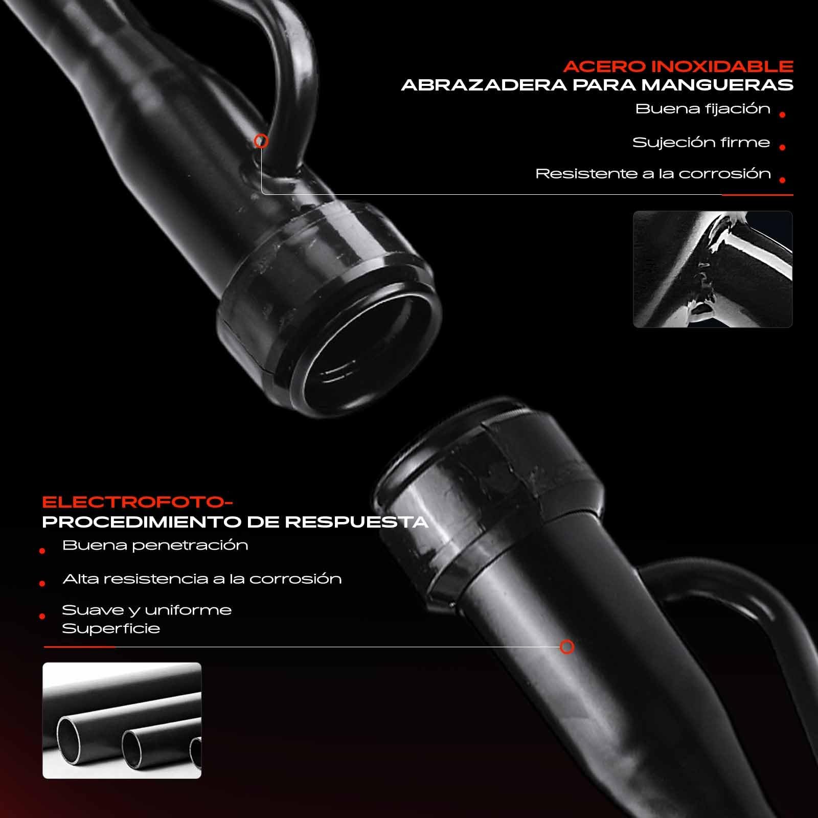 Frankberg Tubo de llenado de combustible cuello de llenado gasolina | Compatible con: Land Cruiser Prado J15