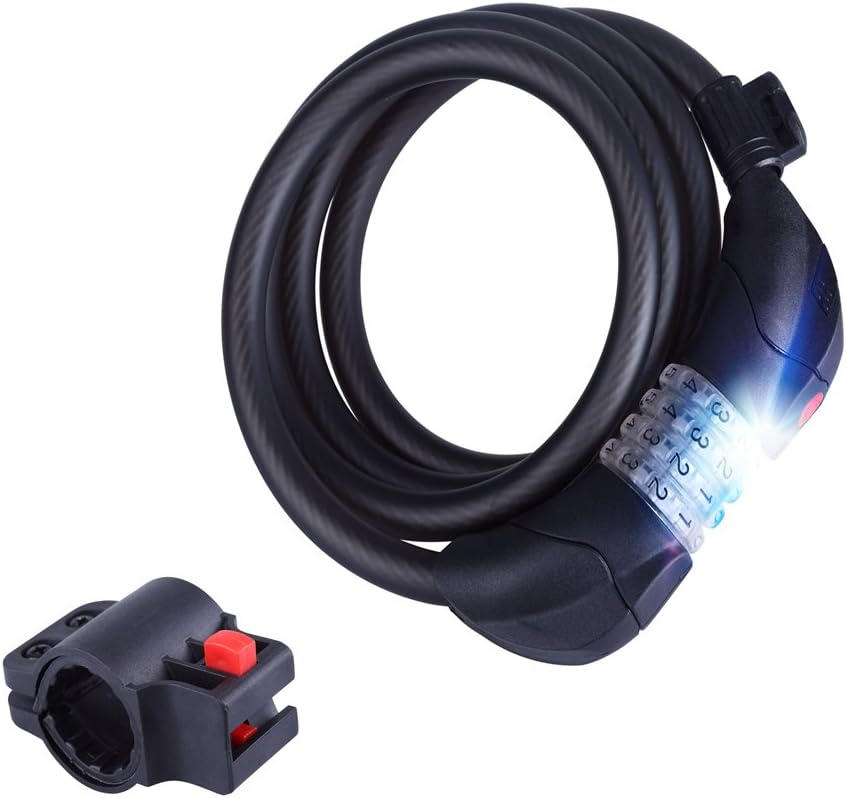 Bike Lock, TITANKER 4ft Security Resettable Combination