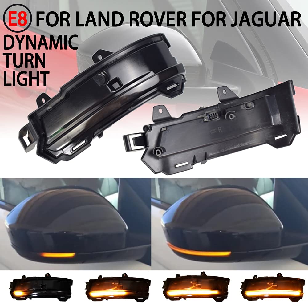 Indicatori di direzione dinamici a LED nello specchietto retrovisore per Land-Rover Discovery Sport Range Rover Evoque Velar per J-aguar F-Pace E-Pace