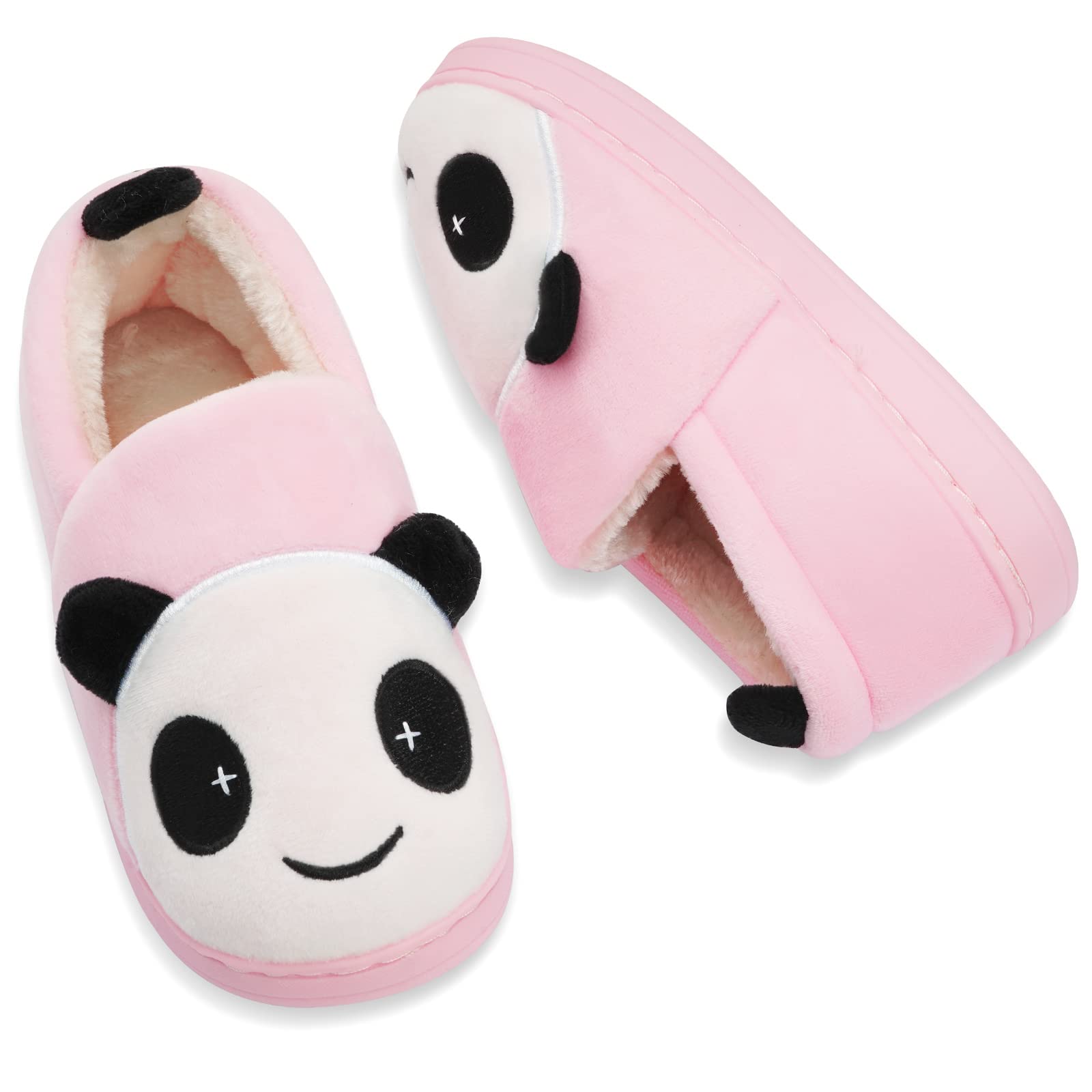 KVbabby Pantofole Bambino Invernali Pantofole Ragazze Ciabatte Bambine Warm Scarpe di Cotone Antiscivolo Interne Slipper Donne Panda Comode